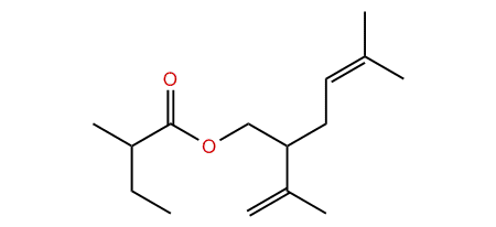 2-Isopropenyl-5-methyl-4-hexenyl 2-methylbutanoate